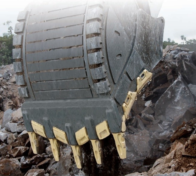 Heavy Duty Excavator Bucket Lip Shroud Liebherr R9350 ESCTBC150X445-2R